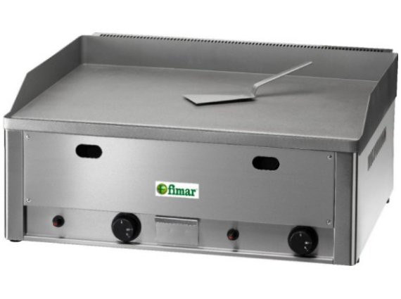 Fry Top a gas Fimar da banco doppio rigato e liscio FRY2LRM.